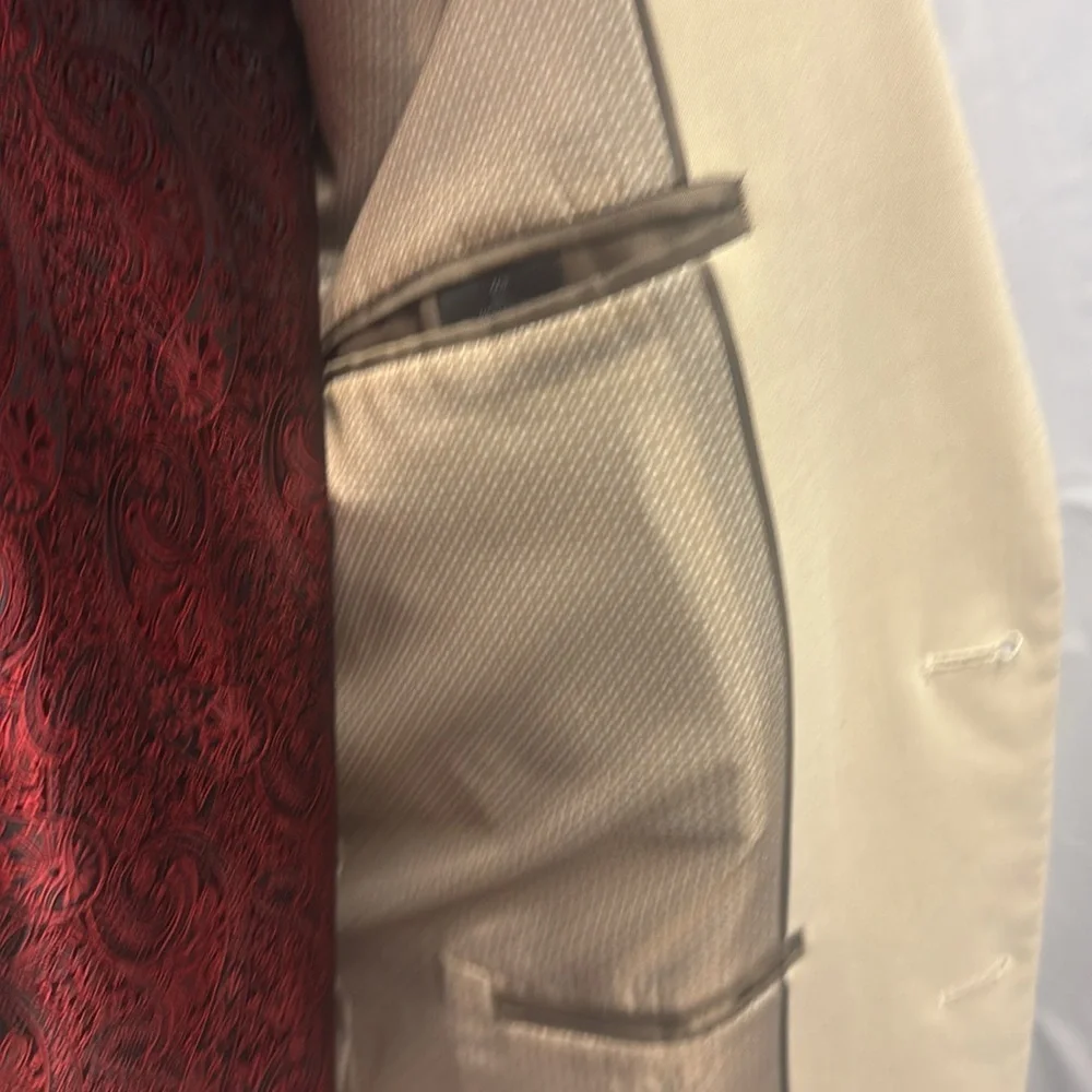 Men's Cream Suit EA071